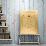 Classical Famous Painting Vitruvian Man