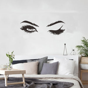 Creative Pretty eyelashes Wall Sticker