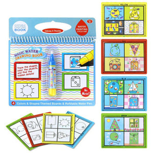 Reusable Magic Water Drawing Book
