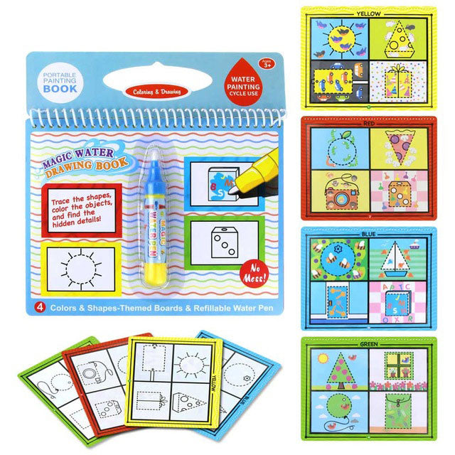 Reusable Magic Water Drawing Book