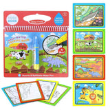 Reusable Magic Water Drawing Book