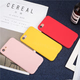 Luxury Thin Soft Color Phone Case