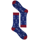 Men Socks Black White
