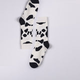 Men Socks Black White
