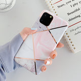 Geometric Marble Phone Cases