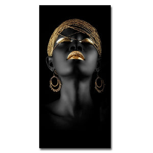 Canvas Prints Modern Black Woman