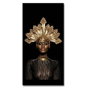 Canvas Prints Modern Black Woman