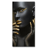 Canvas Prints Modern Black Woman