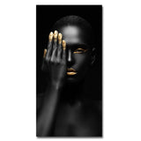 Canvas Prints Modern Black Woman