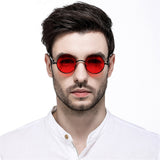 Vintage Steampunk Red Sunglasses