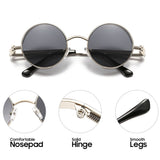 Vintage Steampunk Red Sunglasses