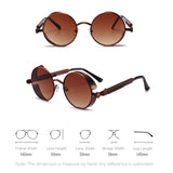 Vintage Steampunk Red Sunglasses