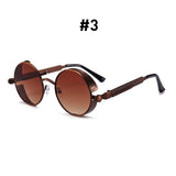 Vintage Steampunk Red Sunglasses