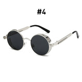Vintage Steampunk Red Sunglasses