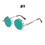 Vintage Steampunk Red Sunglasses
