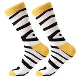 1 pair men socks combed cotton cartoon