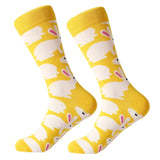 1 pair men socks combed cotton cartoon