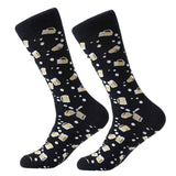 1 pair men socks combed cotton cartoon