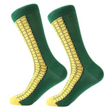 1 pair men socks combed cotton cartoon