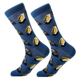 1 pair men socks combed cotton cartoon