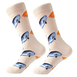 1 pair men socks combed cotton cartoon