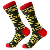 1 pair men socks combed cotton cartoon