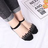 2 Pair Women Lace Ruffle Ankle