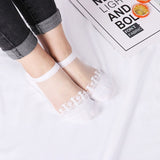 2 Pair Women Lace Ruffle Ankle