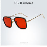 Sunglasses Men Square Brand Design