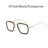 Sunglasses Men Square Brand Design