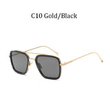 Sunglasses Men Square Brand Design