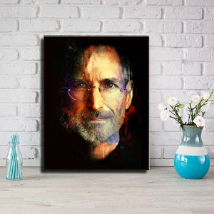 Steve Jobs Great Man Canvas Art
