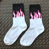 Flame Black White Yellow Fire