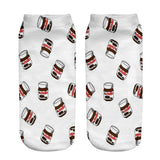 Women funny  3D print foods white