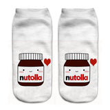 Women funny  3D print foods white