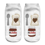 Women funny  3D print foods white