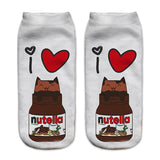Women funny  3D print foods white