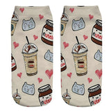 Women funny  3D print foods white