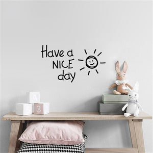 Lovely sun vinyl Wall Sticker