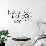 Lovely sun vinyl Wall Sticker