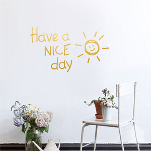 Lovely sun vinyl Wall Sticker
