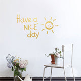 Lovely sun vinyl Wall Sticker