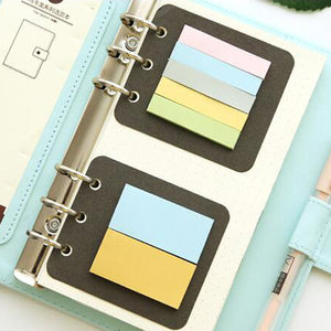 Colored Notebook Index Page Matte