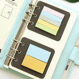 Colored Notebook Index Page Matte