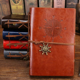 Vintage Leather Cover Notebook Blank