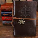 Vintage Leather Cover Notebook Blank