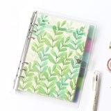Colored Notebook Index Page Matte