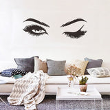 Creative Pretty eyelashes Wall Sticker